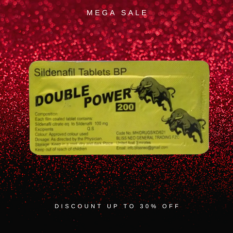 Double Power 200mg Sildenafil Citrate Tablets